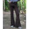 Afbeelding van Run & Fly | 70s Bruine ribcord broek met extra wijde pijpen