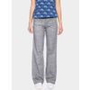 Afbeelding van ATO Berlin | Pantalon Lilia grijs blauw gemêleerd