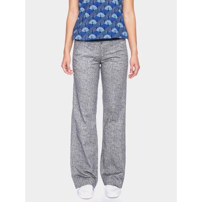 Foto van ATO Berlin | Pantalon Lilia grijs blauw gemêleerd