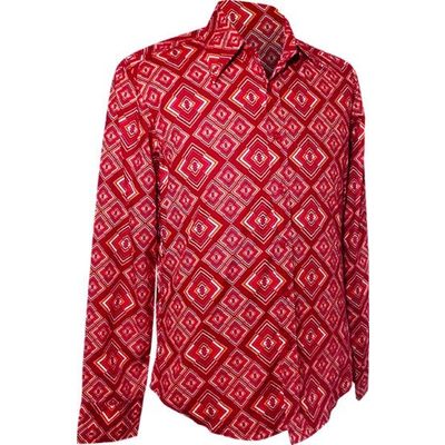 Chenaski | Overhemd 70's, Rhombus rust
