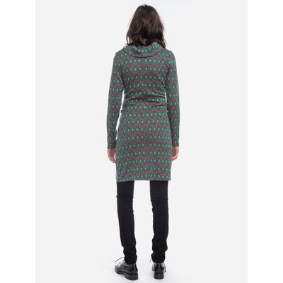 Foto van ATO Berlin | Halbmond Petrol met rust retro jurk met losse col