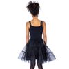 Afbeelding van Vixxsin | Gothic punkjurkje Selkie, met korset detail gespjes en tutu rok