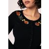 Afbeelding van Hell Bunny | Cardigan Chester met vosjes, eekhoorn en herfst borduursels