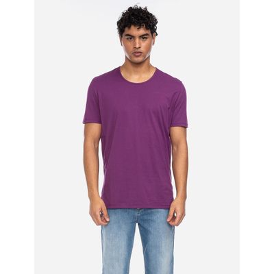 Foto van ATO Berlin | T-shirt Olek van paars, biokatoen