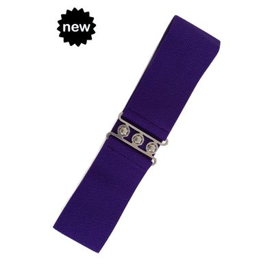 Foto van Banned | Elastiek riem Vintage, paars