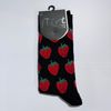 Afbeelding van Flirt | Dames sokken zwart met aardbeien