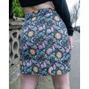 Afbeelding van Run & Fly | A-lijn mini rok, Jaren 70 retro Boho summer vlinders