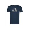 Afbeelding van Green Bomb |T-shirt Bear canoe, navy blauw bio katoen