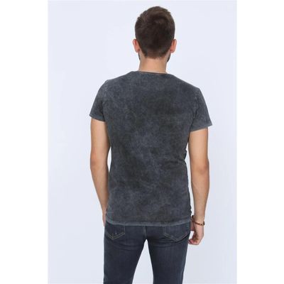 Foto van S-Ponder | Heren T-shirt T.M. Mccarty 1955 guitar, grijs stonewash