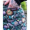 Afbeelding van Run & Fly | A-lijn mini rok, Jaren 70 retro Boho summer vlinders