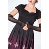 Afbeelding van Banned | Gothic Evanora vingerloze armstukken met spinneweb