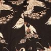Afbeelding van Chenaski | Overhemd korte mouw, Kraanvogels zwart