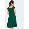 Afbeelding van Voodoo Vixen | Jaren 60 groene Retro swing jurk met korte mouw