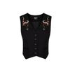 Afbeelding van Hell Bunny | Viva Maria corset gilet met slangen borduursel