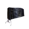 Afbeelding van Zacharia | Gothic punk corset riem met elastiek studs en veter detail