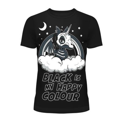 Foto van Cupcake Cult | T-shirt Black is my Happy colour