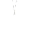 Afbeelding van Zacharia | Halsketting met een kleine pentagram, 1.5 cm