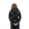 Afbeelding van Heartless | Hoody Goldie met rits, capuchon met pvc strik, banden en studs