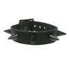 Afbeelding van Bullet69 | Leren armband zwart met zwarte Cone spikes