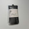 Afbeelding van Flirt | Zwarte fishnet panty met naad