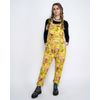 Afbeelding van Run & Fly | Tuinbroek, Snail picnic party met gele slakken, stretch twill