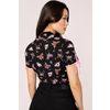 Afbeelding van Hell Bunny | Blouse Kocho met mysterieuze vlinder print