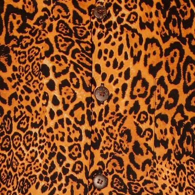 Foto van Chenaski | Overhemd korte mouw, Leo brown, black