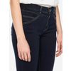 Afbeelding van ATO Berlin | Jeans Karlie, donkerblauwe stretch bio-denim met wijde pijpen