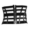 Afbeelding van Zacharia | Gothic punk riem met PU-leren bandjes in ruitpatroon