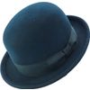 Afbeelding van Major wear | Bolhoed, zachte tealblauwe bowler 
