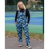 Afbeelding van Rebel Romance | Tuinbroek Night Flight met blauwe vleermuizen