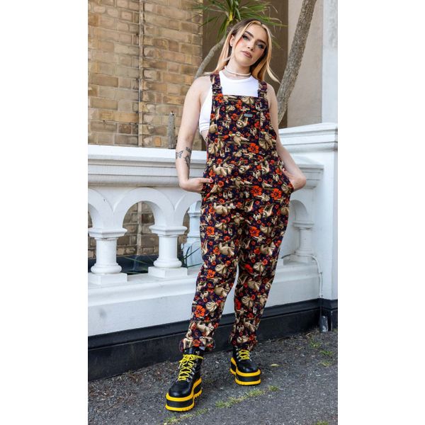 Run & Fly | Tuinbroek, met beige en oranje Island Time Sloth print