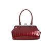 Afbeelding van Banned | Handtas Maggie May burgundy lakleer met klip-sluiting