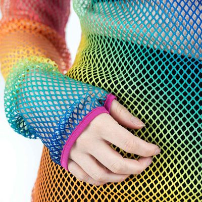Foto van Poizen Industries | Heldere regenboog gaas top, Future