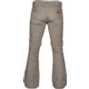 Afbeelding van Chenaski | Ribcord retro broek met stretch en wijde pijpen, licht grijs