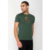 Afbeelding van Green Bomb | T-shirt animal bike bear, bottle groen bio katoen