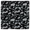 Afbeelding van Zacharia | Bandana zwart met Misfit skeletjes en botjes handen patroon
