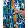 Afbeelding van Run & Fly | Korte tuinbroek roze met unicorn print