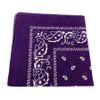 Afbeelding van Onkar | Bandana haarband en sjaal met paisley patroon, Dark Purple 