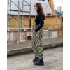 Afbeelding van Rebel Romance | Tuinbroek Jurassic Jumble met planten en dino skull-print
