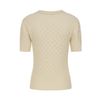 Afbeelding van Banned | Creme wit vintage topje Olivia met knoopjes en kraagje