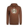 Afbeelding van Green Bomb | Hoodie Bike target, wood bark bruin bio katoen