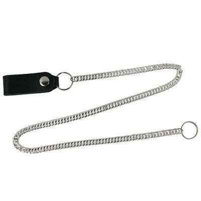 Foto van Bullet69 | Sleutelhanger plat-geslepen ketting, 70 cm met loep