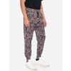 Afbeelding van ATO Berlin | Sport relax broek Fips, met paars, roze, geel retro patroon