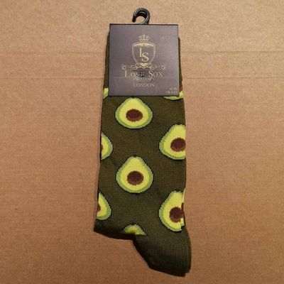 Foto van Stories | Heren sokken met avocado print