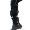 Afbeelding van Chemical Black | Goth-punkbroek Abram met ritsen, gespen en banden