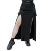 Afbeelding van Poizen Industries | Lange rok Amaranth met lange spliten, bondage banden en ringen 
