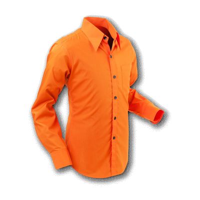 Foto van Chenaski | Overhemd 70s Basic Orange