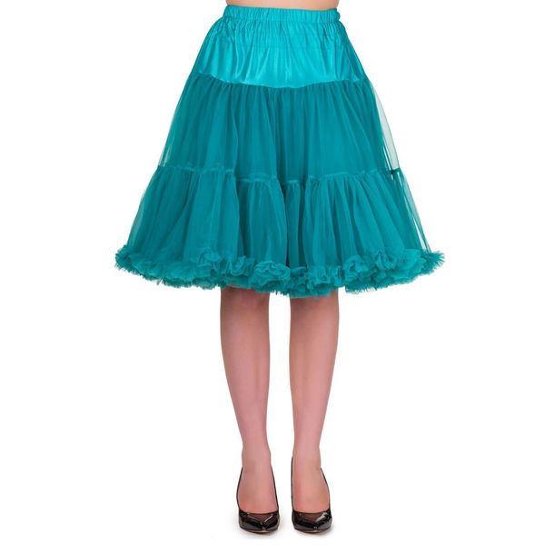 Petticoat Starlite over de knie met extra volume, emerald Petticoat Starlite over de knie met extra volume, emerald