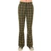 Afbeelding van Run & Fly | Pantalon met wijde pijpen van groene tartan